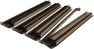 American Mahjong All-in-One Tile Rack & Pusher Arm - Set of 4 - Translucent Black