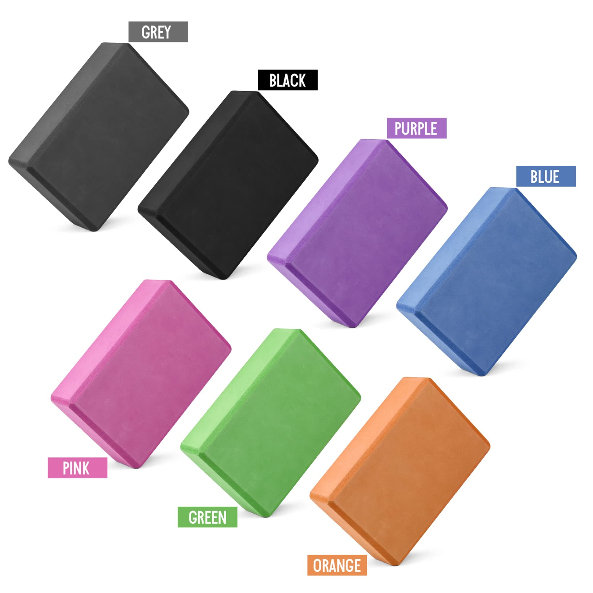 3Szt Zestaw Bloków Eva Yoga Pilates Brick Sprzęt Do ćwiczeń Do ćwiczeń Treningowych Blok Piankowy Pas Do Rozciągania Pomoc Yoga Bolster