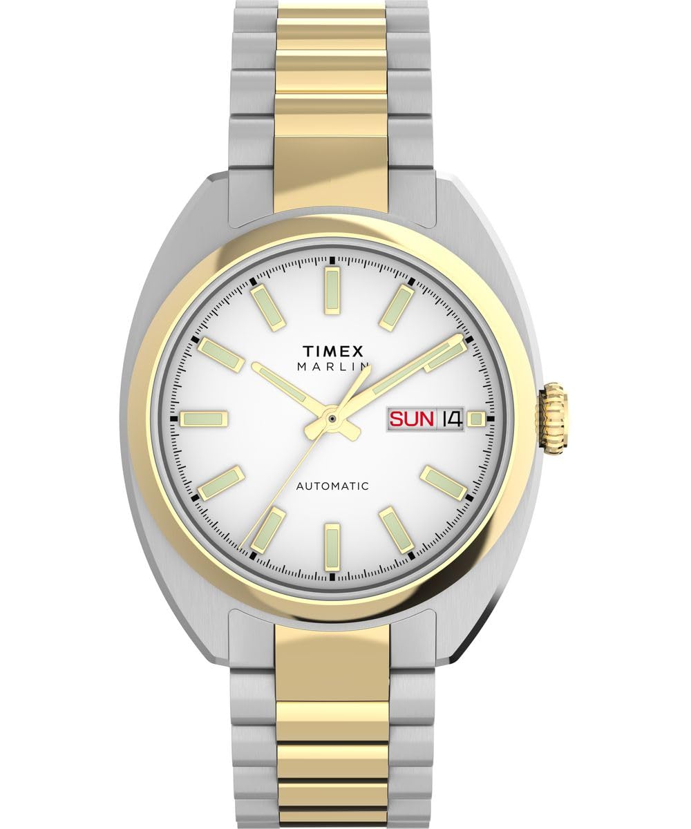 Timex Men's Analogue Automatic Watch Marlin with Stainless Steel Bracelet
