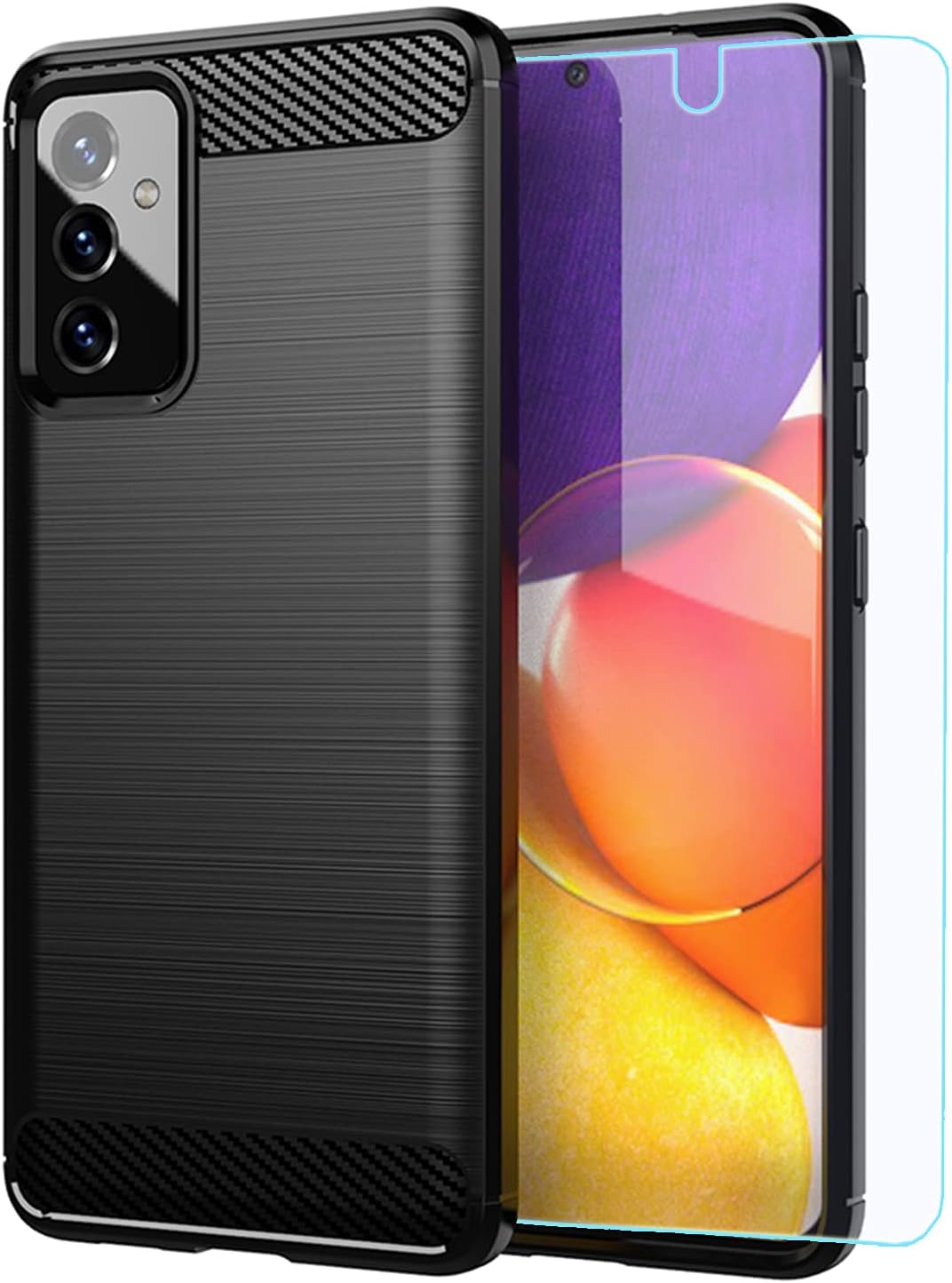 Amazon.com: Samsung 三星 A82 5G 保護套,Galaxy A82 5G 保護套,附 HD 螢幕保護貼,M ...