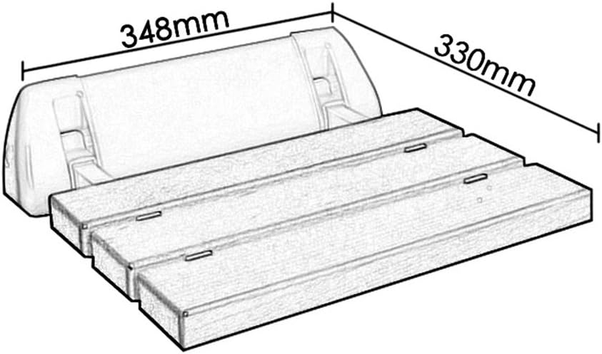 Bath Stools,Shower Stool Bathroom Lasting Durable Non-Slip Bath Chair Wall-Mounted Folding Stool Elderly/Pregnant Women/Disabled Change Shoes Stool Bathing Safe Seat Chair