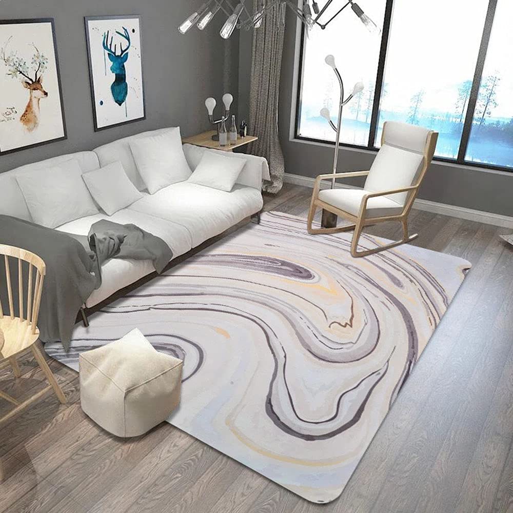 Tapis à rayures grand salon et soft tapis chambre enfant motif moderne