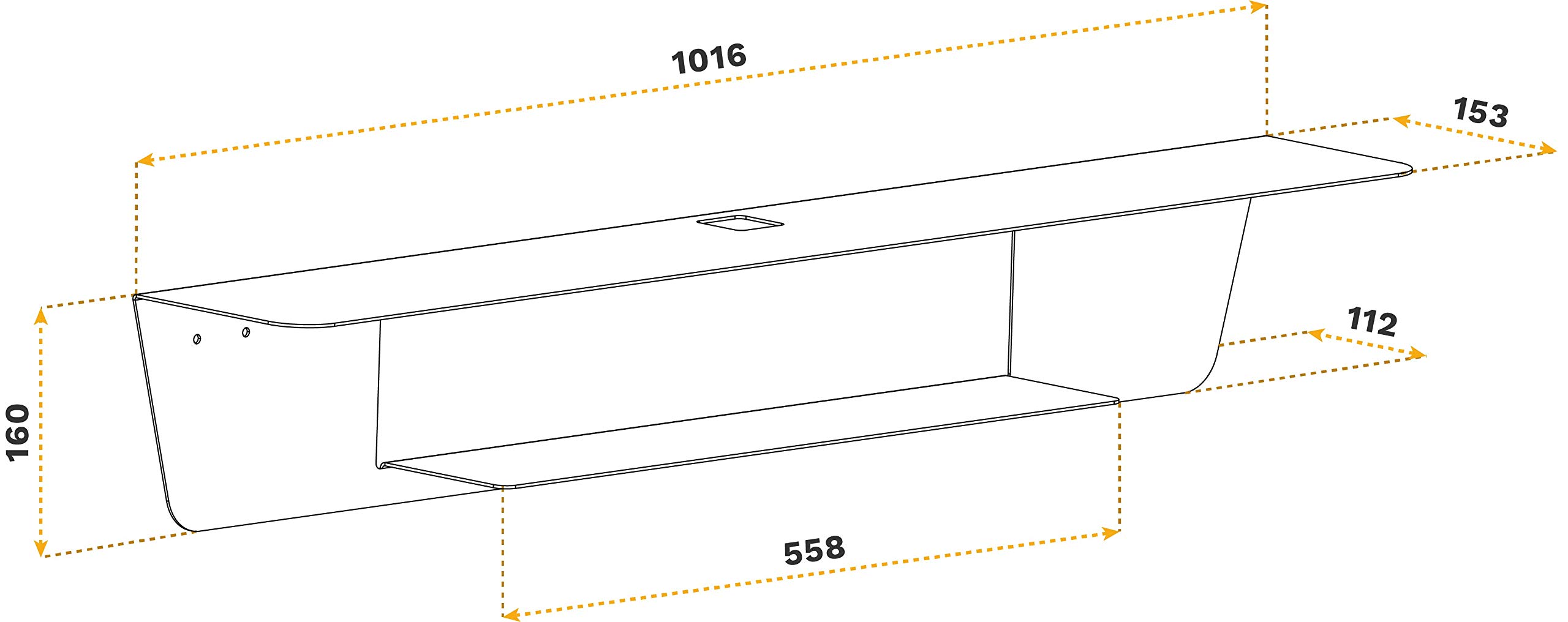 RICOO Supporto soundbar TV LH059-B Staffa parete universale Casse altoparlanti Bluetooth sound bar Sistema Hi-fi Home Theater Diffusore audio