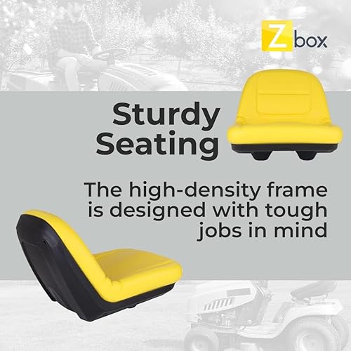 Miniatura 8 de GY20495 Asiento compatible con JD 102 L100 L105 L107 L110 L111 LA100 X110 115 125 L108 – Sustituye a B1GY20495-1 paquete