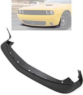 Front Bumper Lip Compatible with 2015-2023 Dodge Challenger GT R/T SRT 392 Lower Chin Splitter Spoiler Air Dam Replacement for 68258746AB 68259514AC CH1090168
