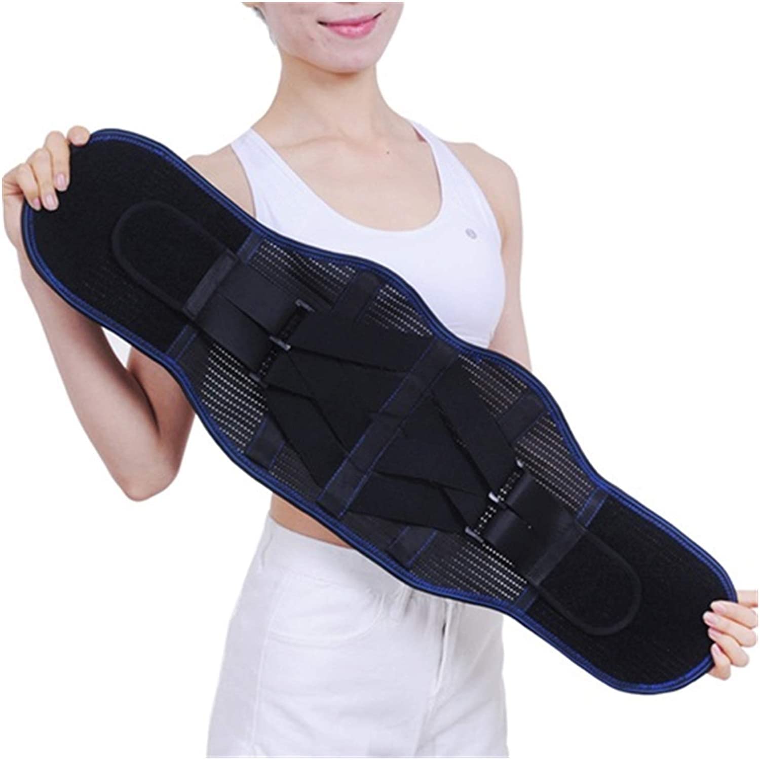 Soporte lumbar ortopédico de neopreno con cinturón de compresión 8
