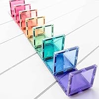 Vista 5 de CONNETIX Paquete creativo de azulejos magnéticos pastel, 120 piezas