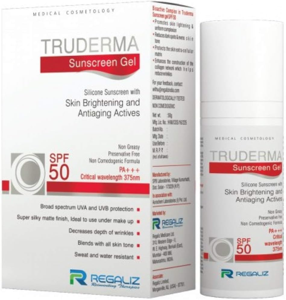 Regaliz truDERMA SPF-50 Sunscreen Gel