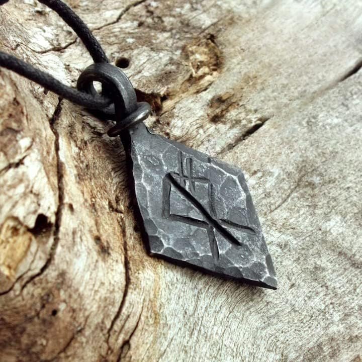 NauticalMart Iron Wolf Rune Pendant Viking Pendant Fantasy Gift Medieval Celtic Jewelry - Image 2