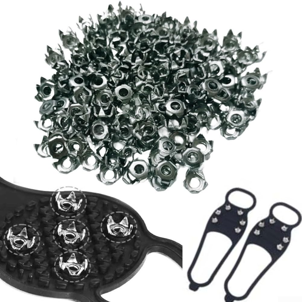 Crampons à glace de rechange en acier pour trail running et bottes de neige