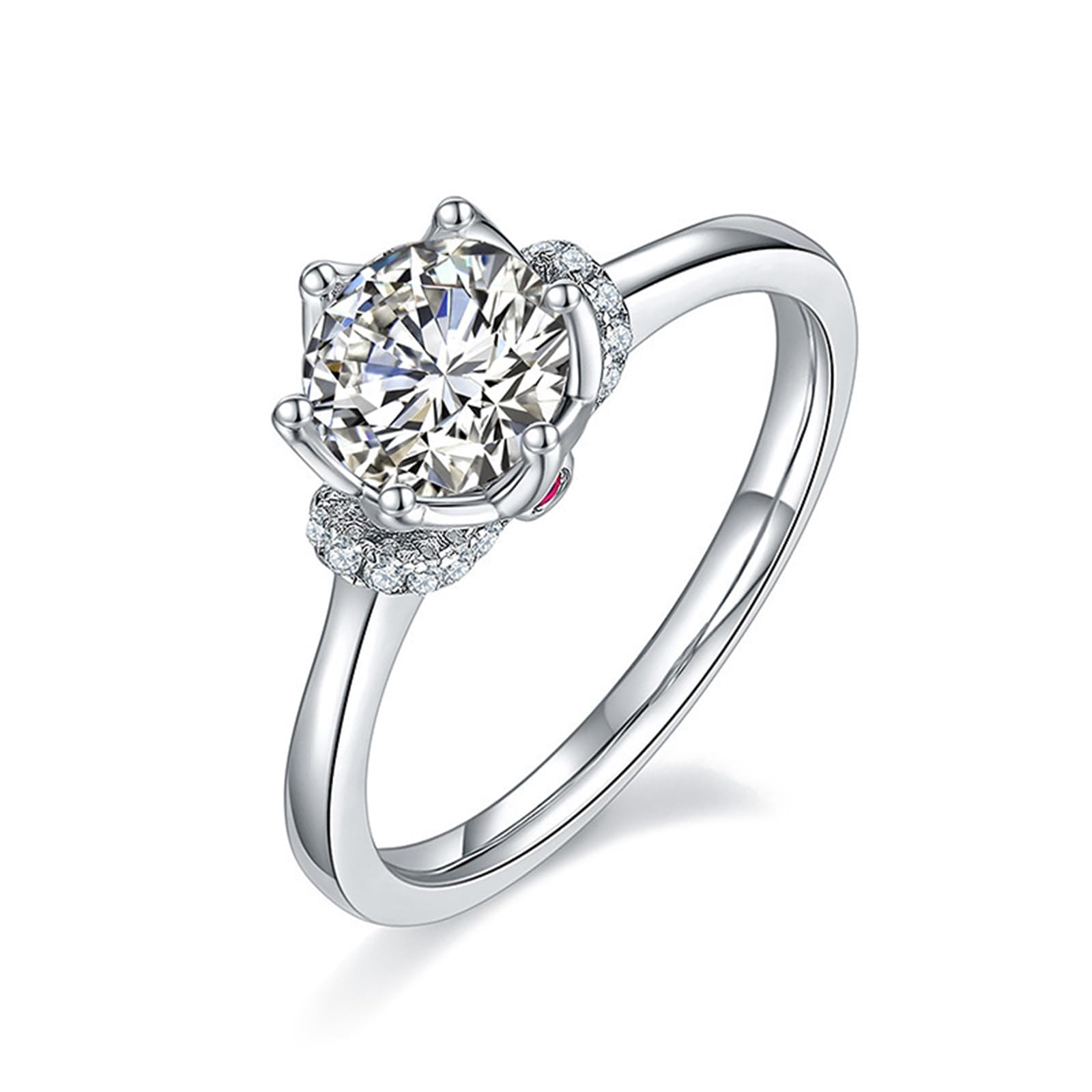 Set di gioielli da donna in argento Sterling con moissanite da 1 ct, in stile bohémien, per migliori amiche
