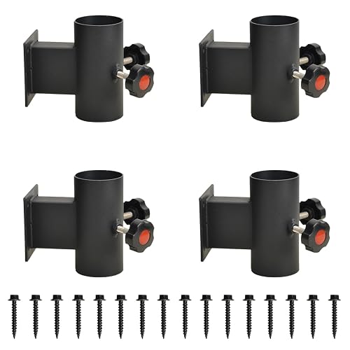 2 Pack Heavy Duty Patio Umbrella Holder Flat Mount Bracket