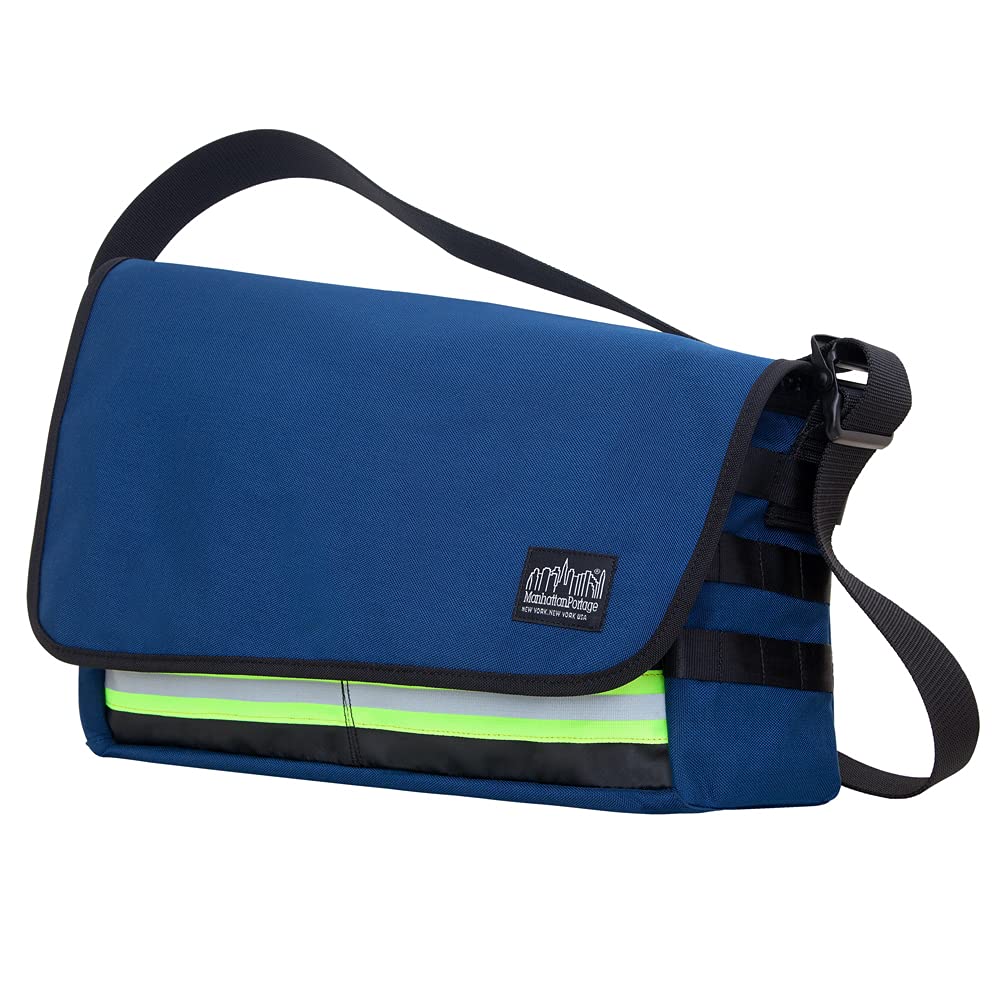 Manhattan Portage Trinity Messenger Bag with Adjustable Shoulder Strap Water Resistant Zippered Main Compartment 1000D Cordura and 3M