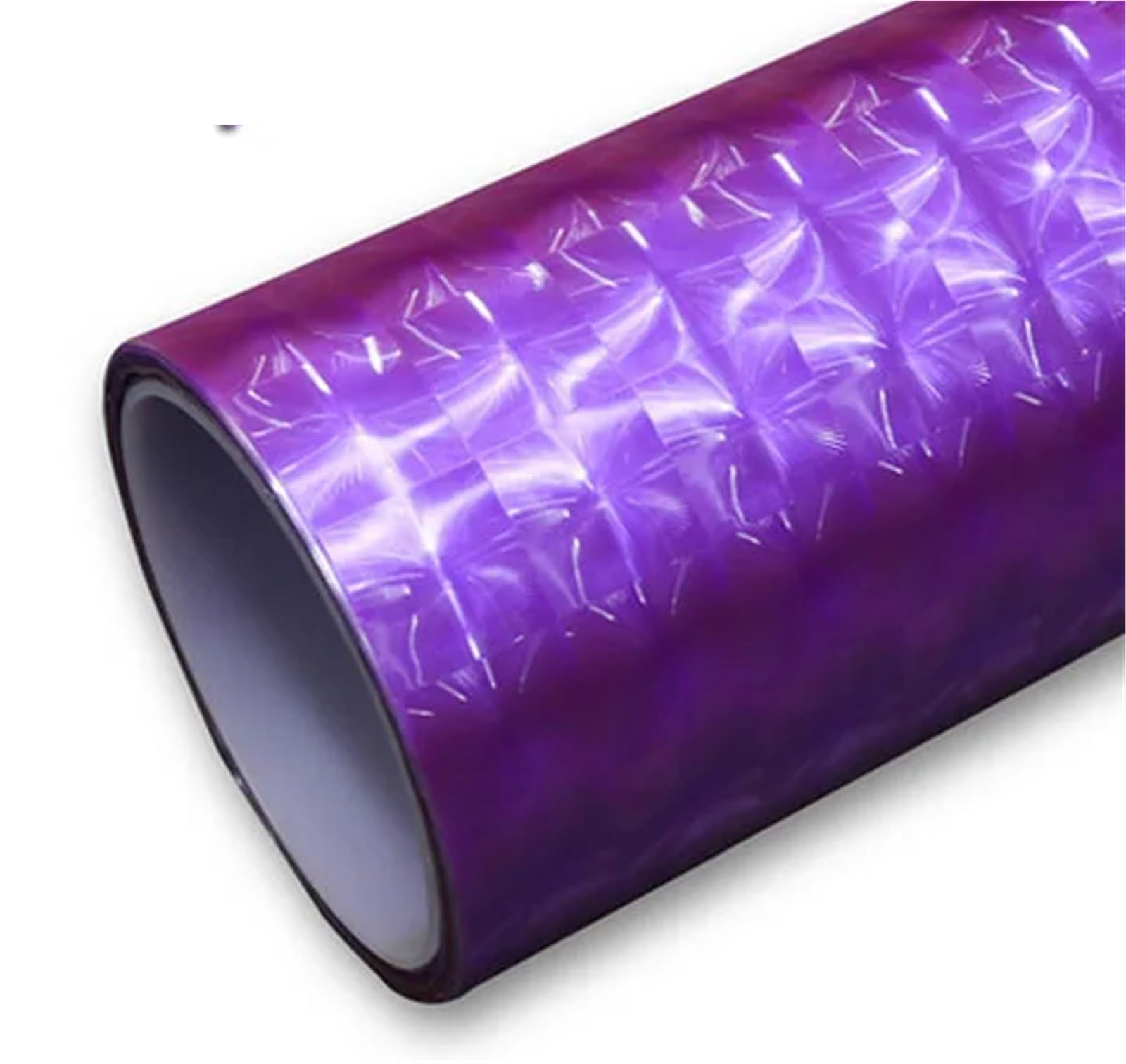 Cinta de señalización de Peligro, Paquete de Cinta de Advertencia Reflectante Fluorescente autoadhesiva de 3 tamaños múltiples Multicolores(Purple,30cm x 500cm)