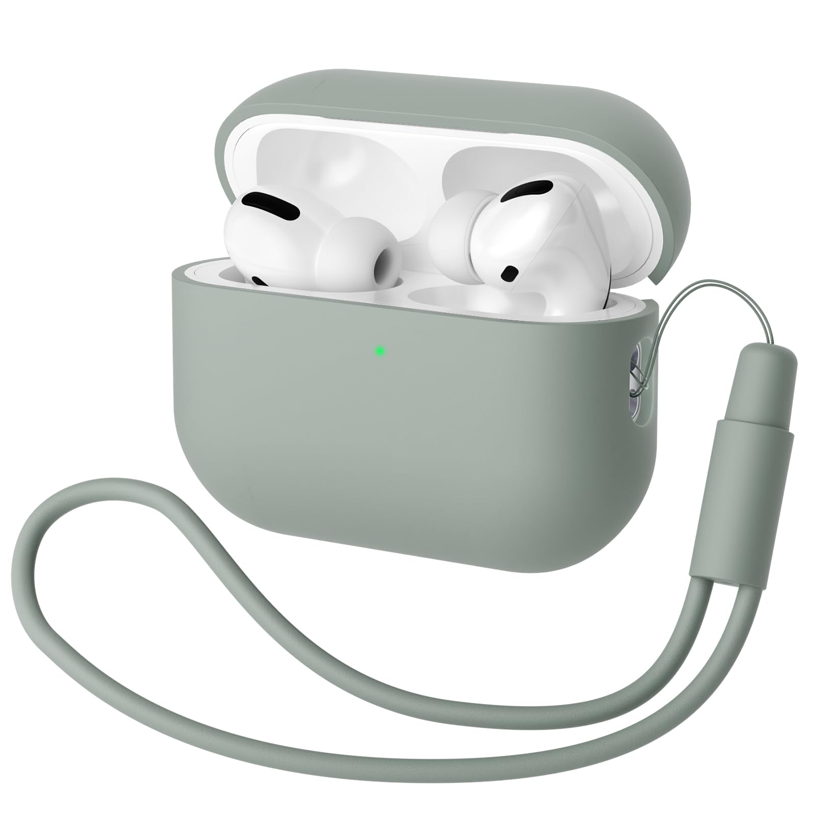 Mocarheri Funda Silicona Compatible con AirPods Pro 2.ª Generación, Ultradelgada Fundas Protectora de Silicona para AirPods Pro 2.ª Generación 2022,Menta Verde/Lavanda(2PCS) — view 16