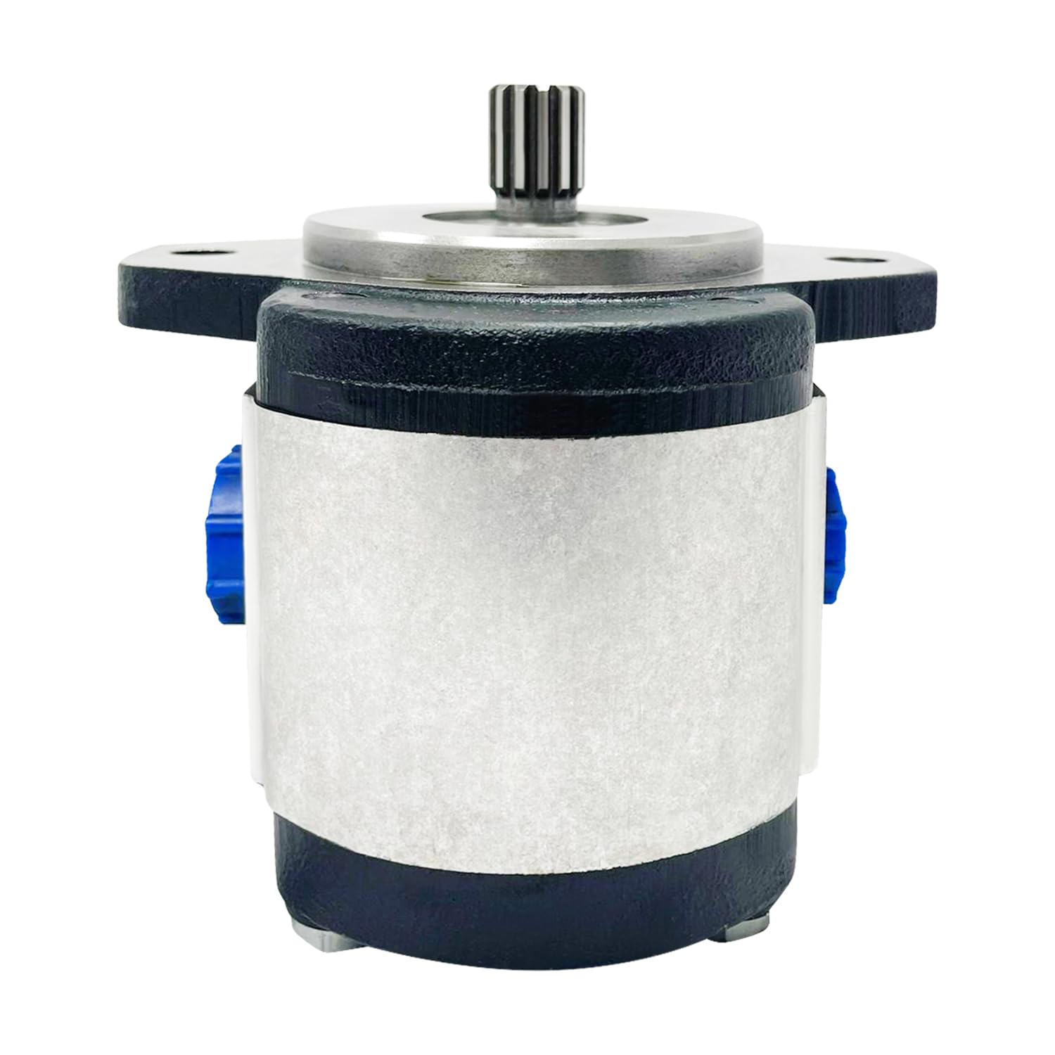 Magister Hydraulics Gear Pump 13 Tooth Spline Shaft 0.97 CID 3-12 GPM CCW Rotation, Cast Iron Hydraulic Gear Pump,Outlet Port - SAE 10, Inlet Port - 12, 3600 PSI 2-Bolt B Mount