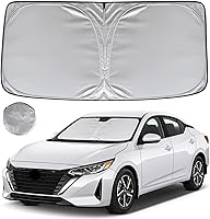 Vista 88 de KAYZT Parasol para parabrisas para Toyota Camry 2012-2017 LE XLE Hybrid SE XSE Sedan plegable, accesorios de ajuste personalizado para ventana