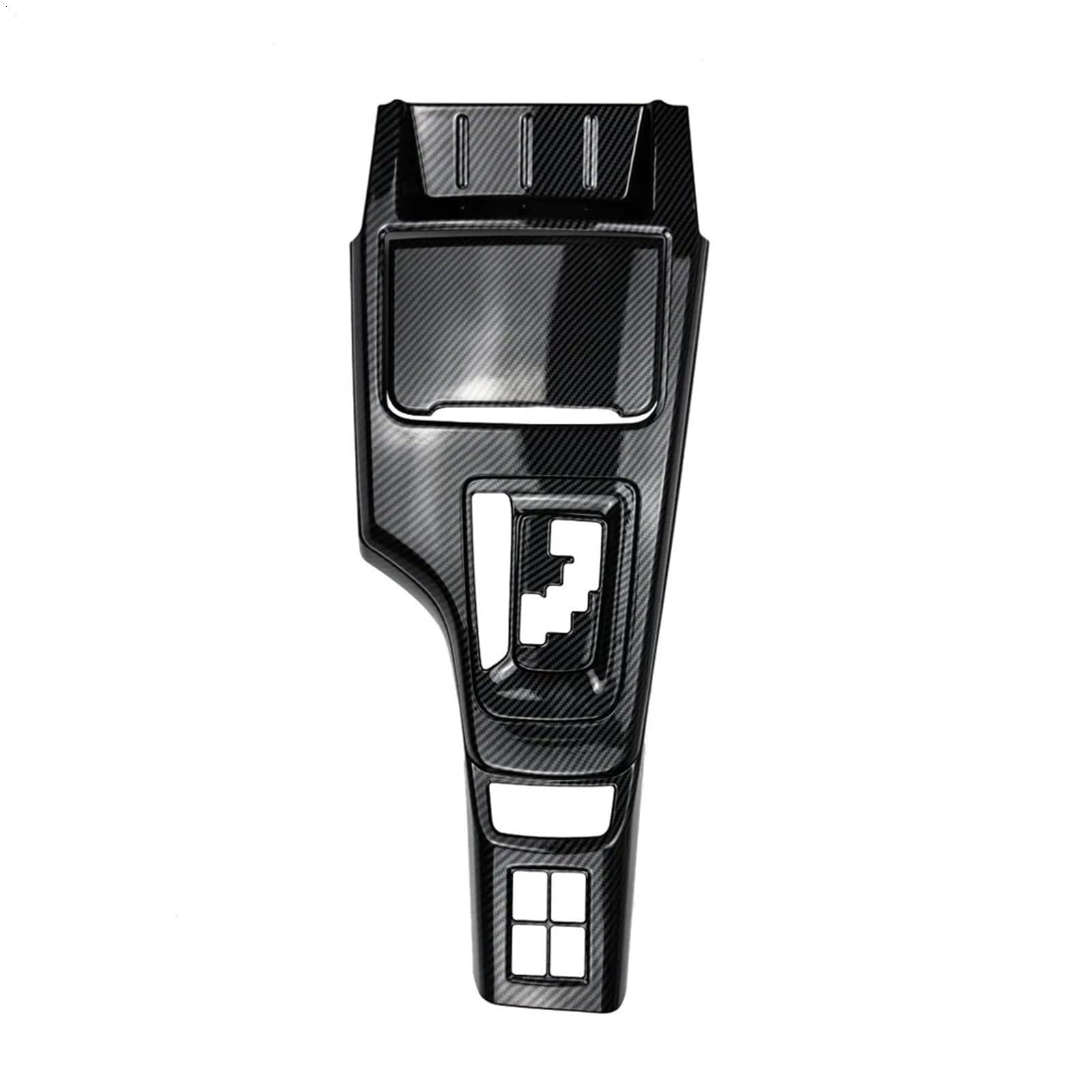 5pcs Conjoined ABS Carbon Fiber Color Center Console Gear Shift Panel Frame Cover Compatible for Toyota Fortuner 2016-2022(5pcs Left Drive)