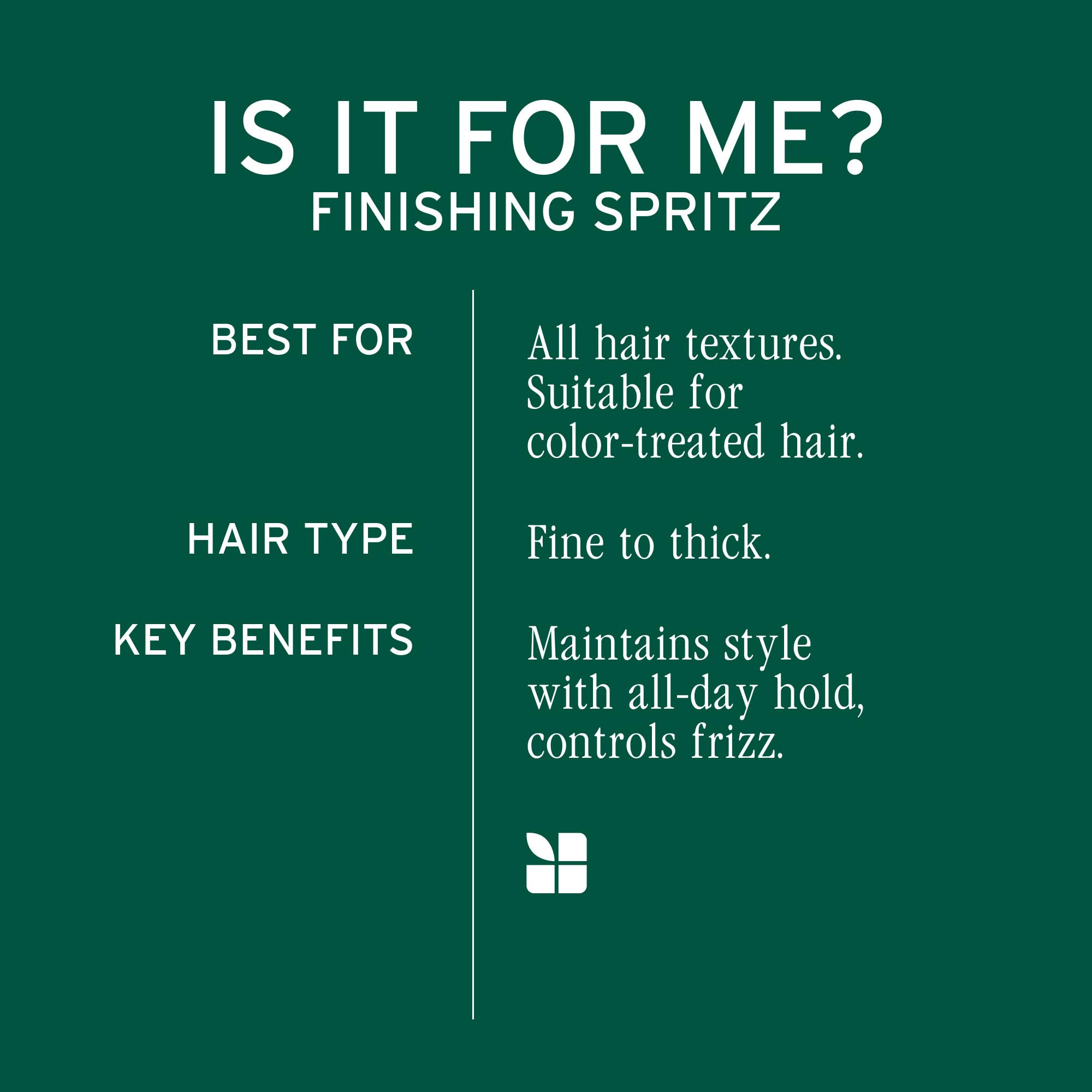 BIOLAGE Finishing Spritz Strong Hold Non-Aerosol Hairspray