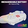 PDP Afterglow Wave Controlador inalámbrico RGB para Nintendo Switch 2 | Nintendo Switch Lite, OLED, iluminación LED RGB, personalización con app, batería recargable de 20 horas, 2 botones traseros programables, blanco 1 oct 2024 | por PDP 5