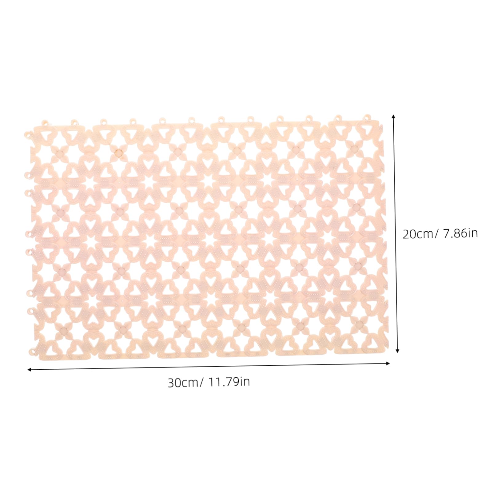 Kisangel Kaninchenkäfig Bodenmatte aus PVC Tiertablett mit Kottrennung 10 Stück für Kaninchen und Hundekäfige Leicht zu Verlegen