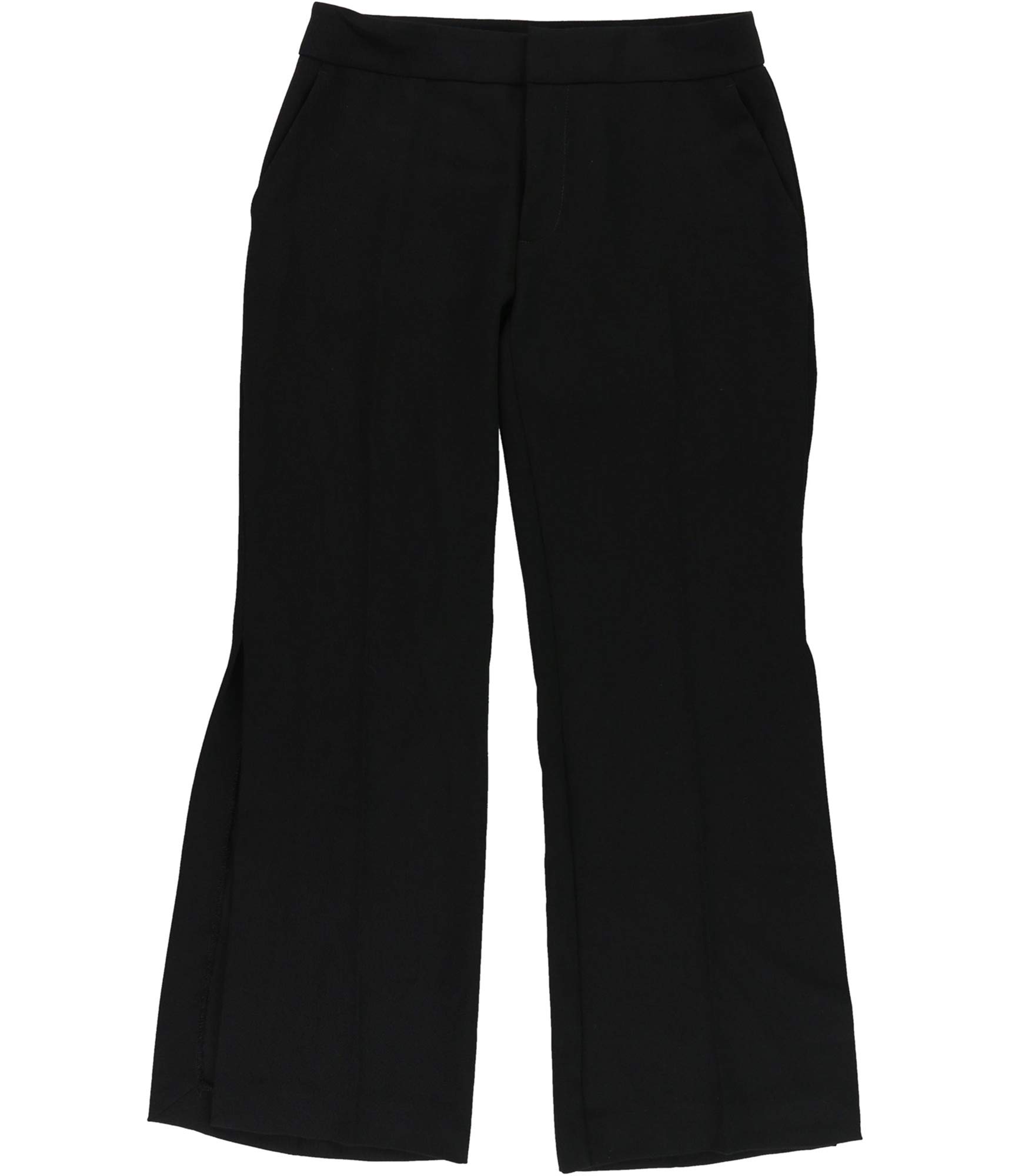 Rachel Roy Womens Split Front Casual Trouser Pants Black 23 Regular