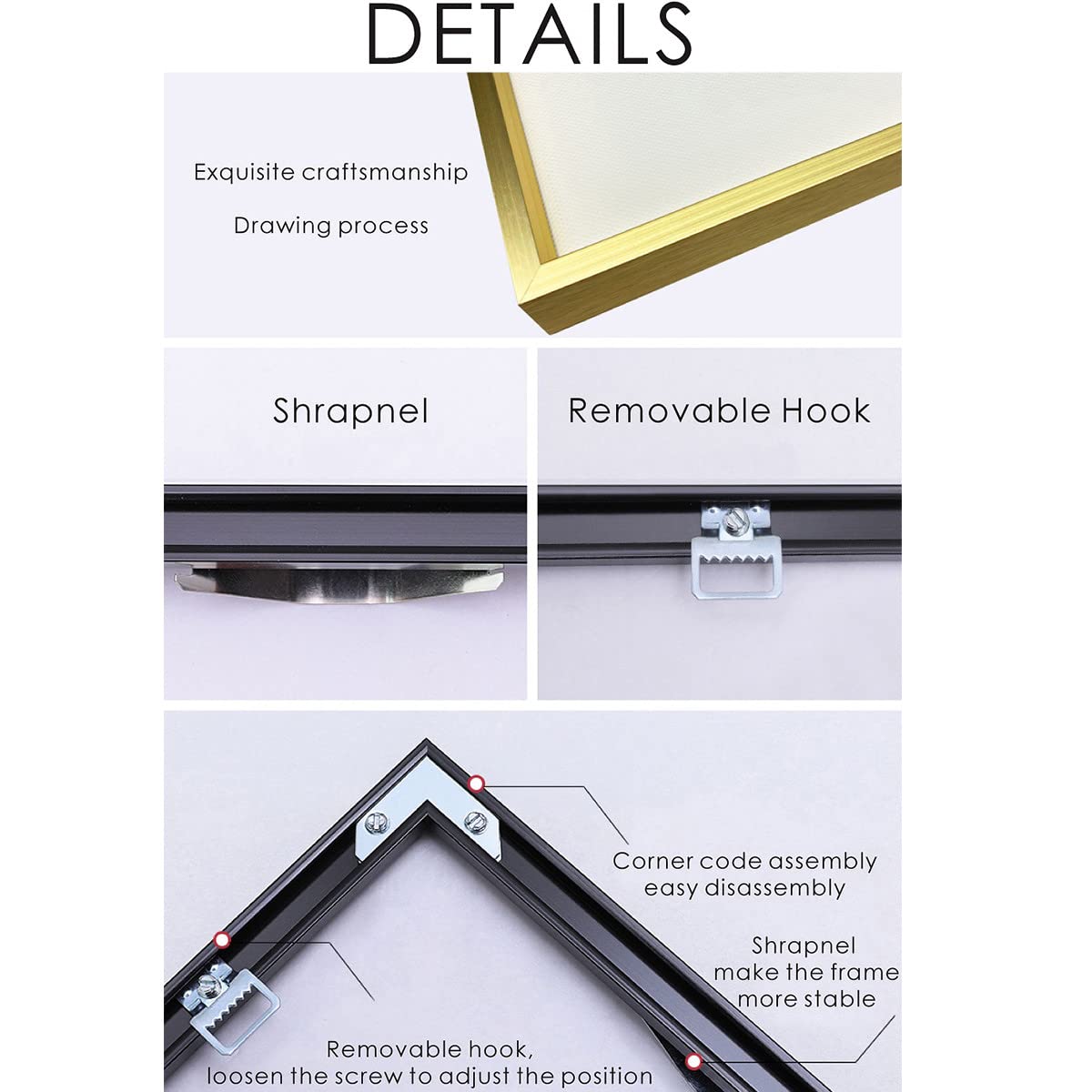 Amazon.co.jp: Gift_Source 20 x 30cm メタルフローターフレームキット