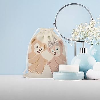 Amazon.co.jp: ダッフィー シェリーメイ 巾着袋 給食袋 収納袋