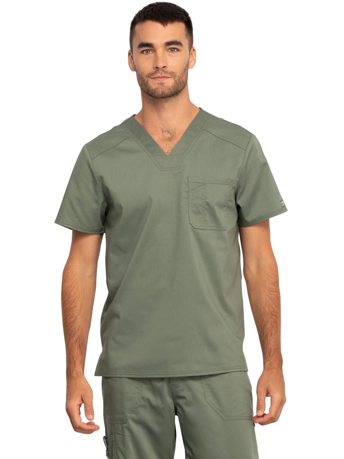 Cherokeemens V-Neck Top Medical Scrubs Shirt