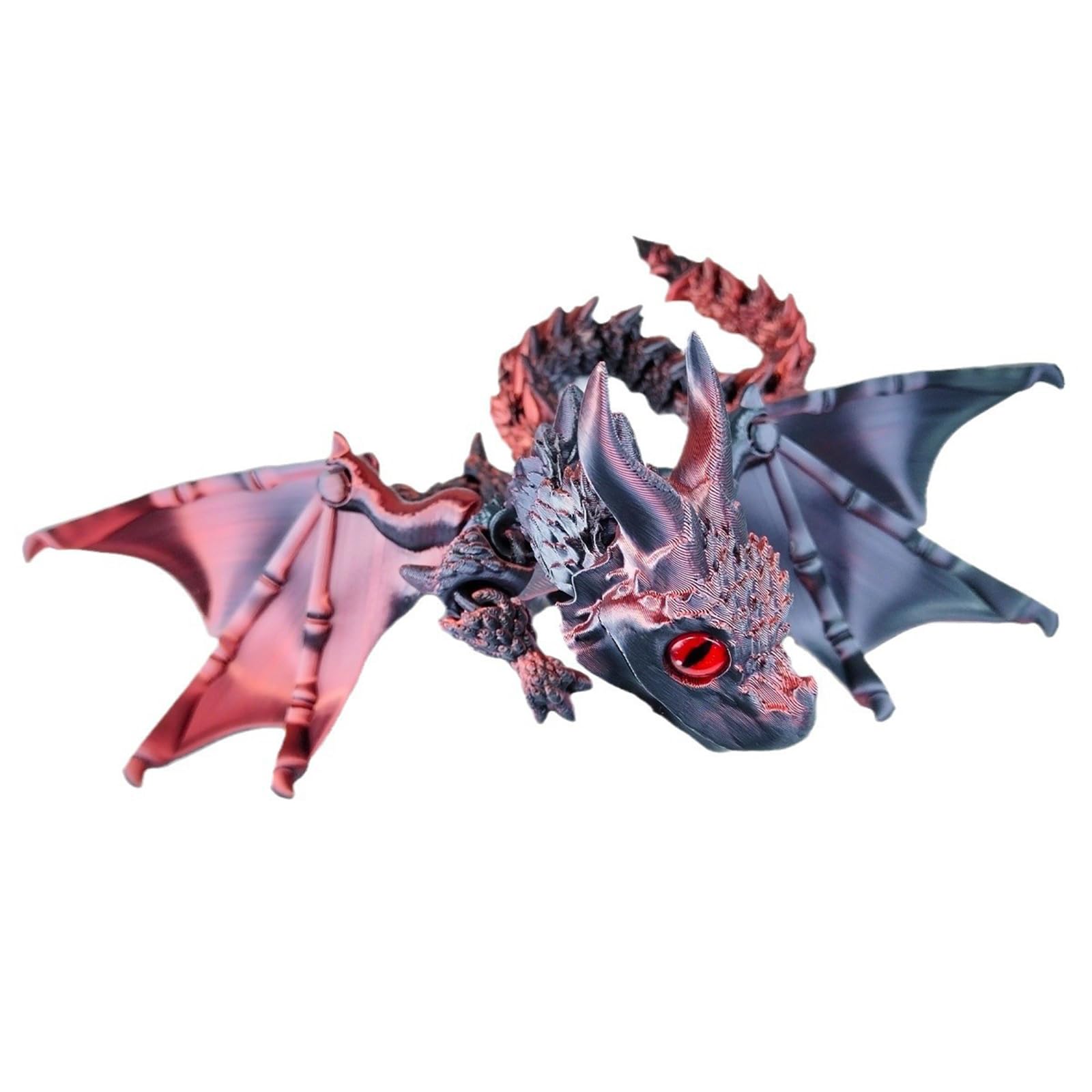 Jouets Dragon 3d 4 Couleurs TAIHOBO Lot De 4 Dragons Articulés Imprimés 3D – Figurine Cristal Colorée (Violet, Vert, Rouge, Or), Jouet Flexible Décoration Maison & Bureau