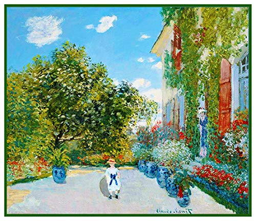 Orenco Originals The Artists House Argenteuil Monet Counted Cross Stitch Pattern