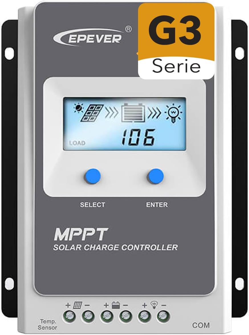 Regulador Solar MPPT 40A - Controlador de Carga