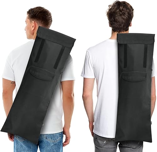 Miniatura 7 de Cosmos Bolsa para patineta – Mochila para monopatín y bolsa de transporte de viaje con bolsillo exterior, correa ajustable para estándar, mini