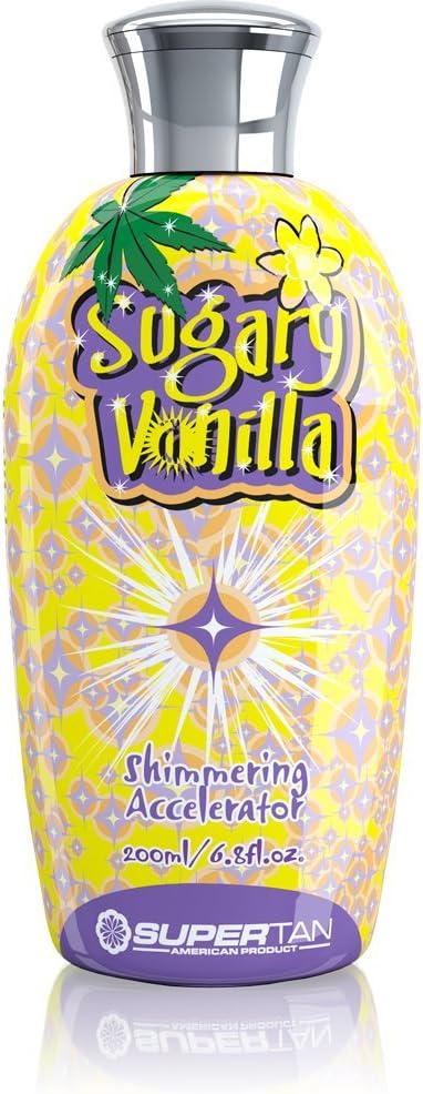 Sugary Vanilla shimmering sunbed tanning lotion accelerator 200ml