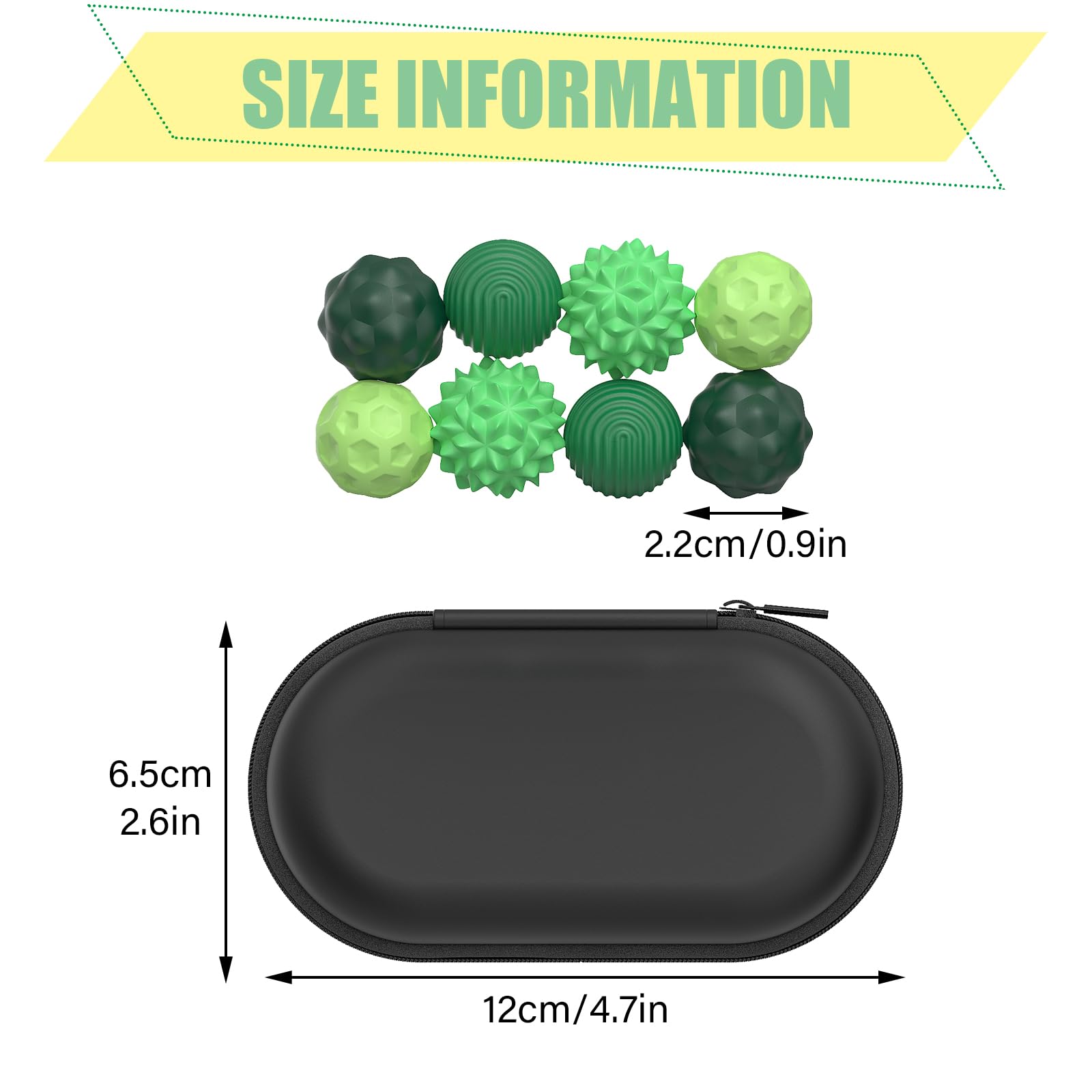 CAIJ Magnetische Fidget Bälle – Sensorisches Spielzeug Gegen Stress & Für Konzentration