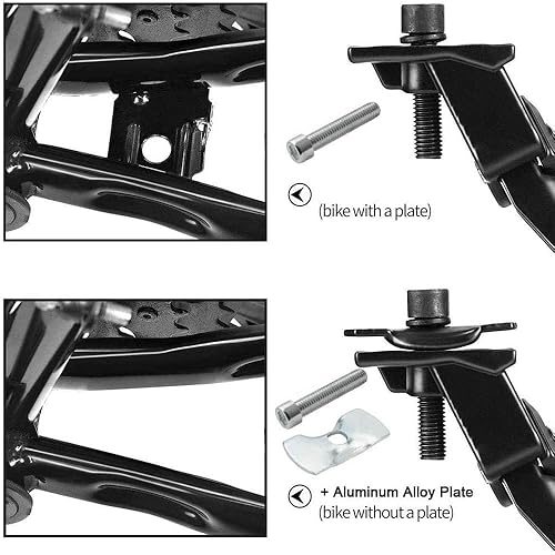 Miniatura 3 de Soporte ajustable para bicicleta con 2 llaves hexagonales Allen, soporte de bicicleta para bicicleta de 22 pulgadas, 24 pulgadas, 26 pulgadas, 28
