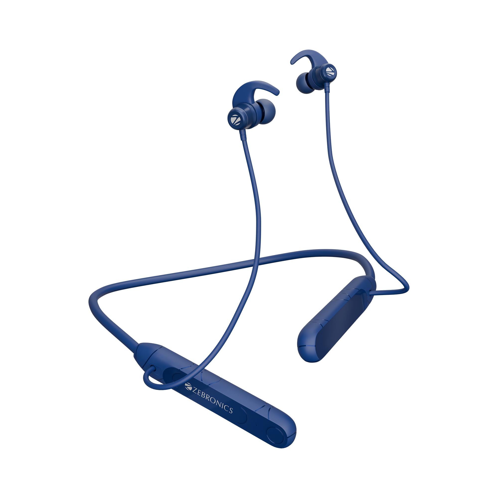 ZEBRONICS RAGA F2, Bluetooth Neckband, 22 Hours Playback, ENC, Rapid Charging, Dual Pairing, Magsnap (Magnetic Play | Pause), 2 EQ Modes, Bluetooth v5.4, Call Function, Gaming Mode (Blue)-image-22