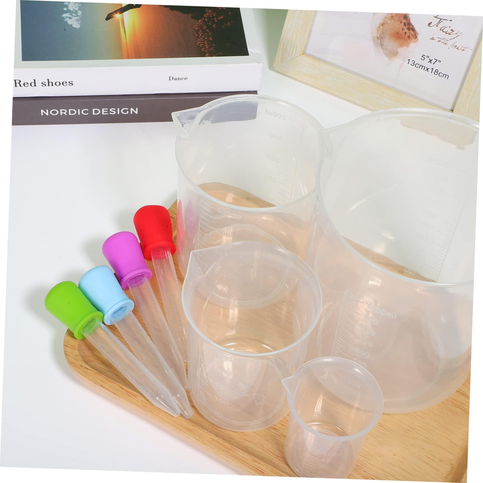 MAGICLULU 12 Piezas Taza Medidora Jarra Medidora Transparente Vaso Medidor De Bebidas Tazas Medidoras De Cocina Jarra De Medición Verter Taza De Medir Tazas De Escala De Medición El Plastico