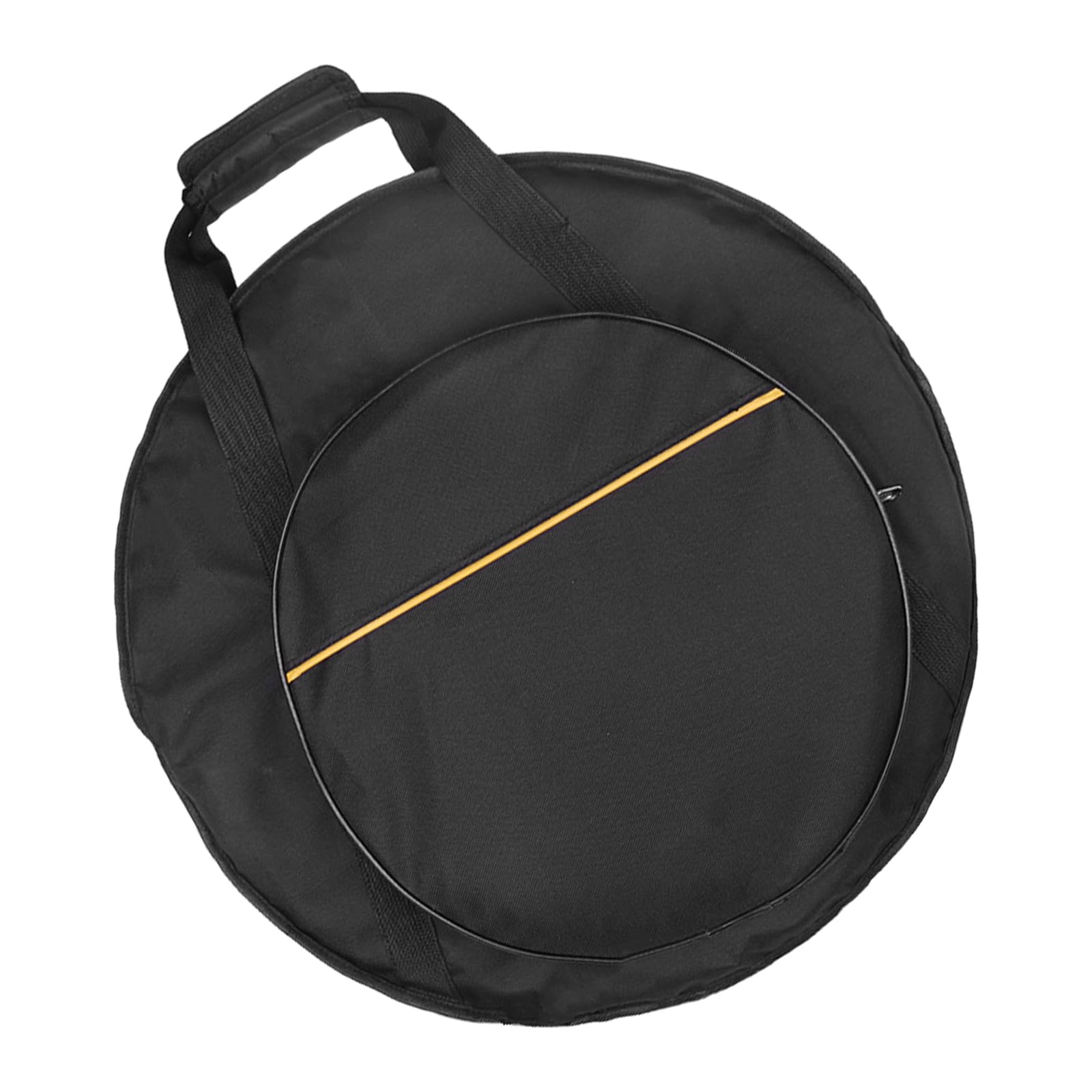 Bolsa para platillos y baquetas, bolsa de transporte impermeable, bolsa de almacenamiento acolchada para platillos de viaje con asa de transporte