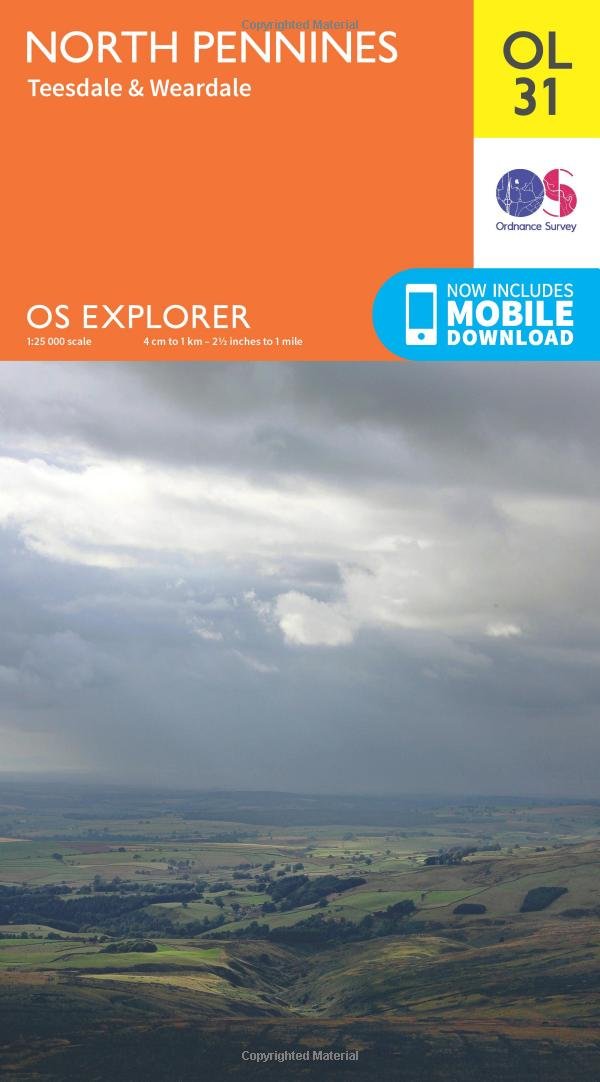 Ordnance Survey Unisex Noa Explorer Map 31 North Pennines