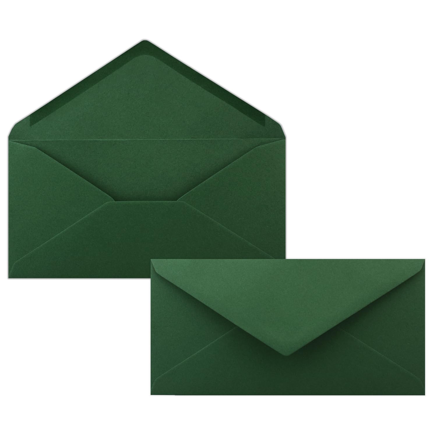 Lot De 50 Enveloppes Carrées Vert Eucalyptus - 15,5 X 15,5 Cm - 120g/m² - Fermeture Adhésive - Surface Mate - Gustav Neuser - 7