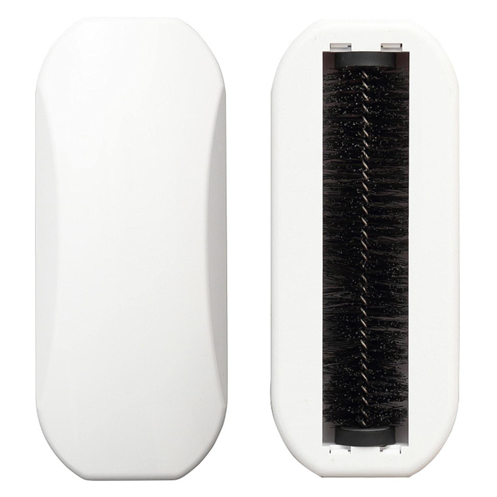 GLANSI Handheld Crumb Sweeper, Table Crumber Brush, Portable Brush Sweeper Crumbs Cleaner, Brush Cleaner for Toaster, Brush Cleaner, Easy to Use, Sheet for Food Crumbs Bread Crumbs Shells, White