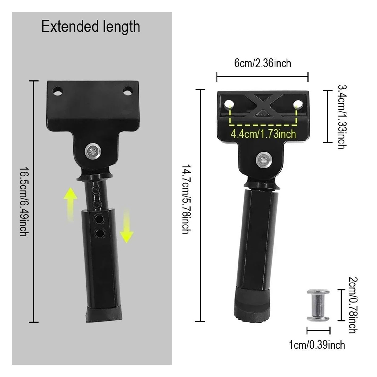 Supporto Compatible With piedi Compatible With scooter elettrico, Compatible With INOKIM, OXO OX cavalletto di parcheggio cavalletto di ricambio per monopattino elettrico