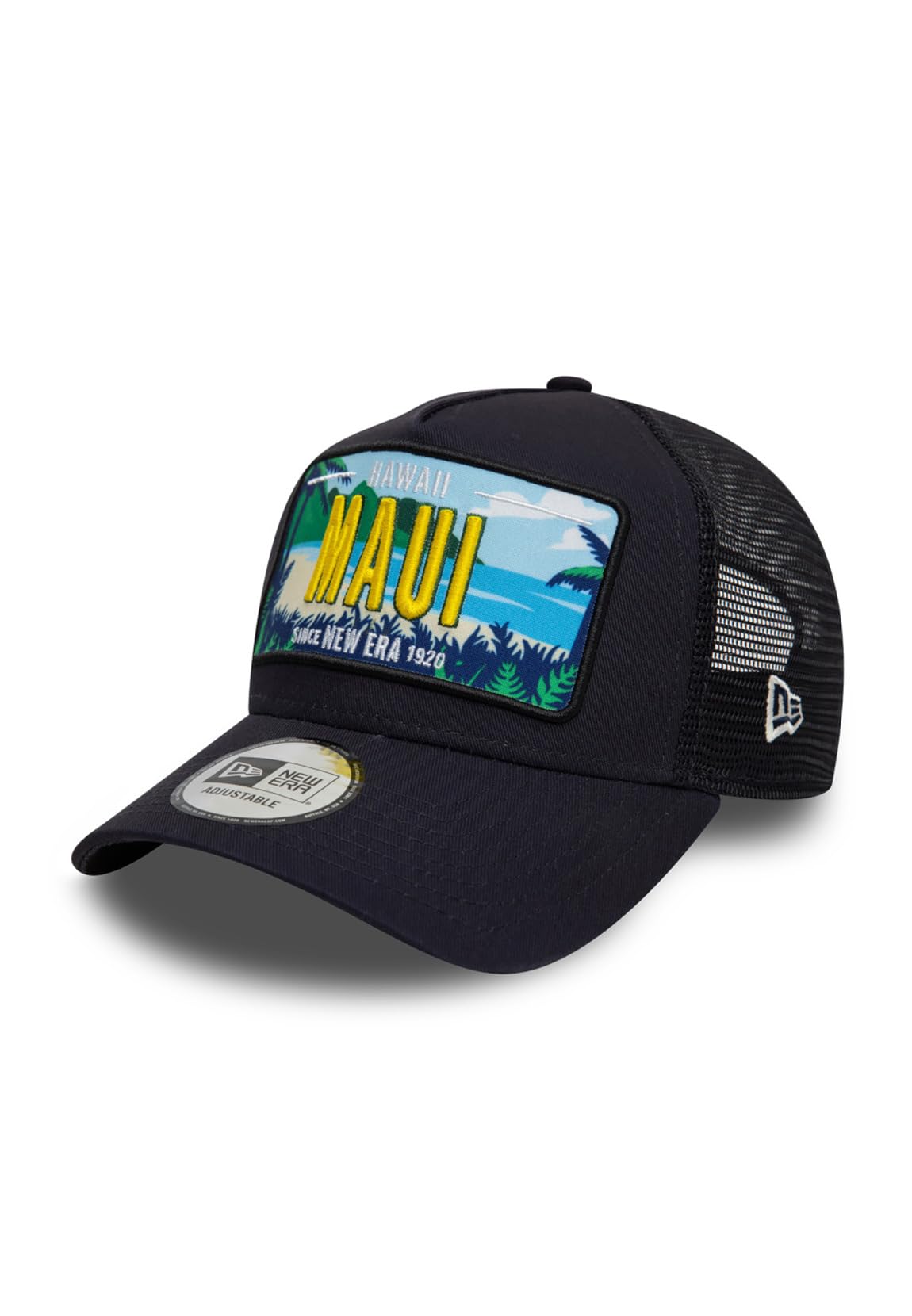 New Era Adult's License Plate Branded Baseball Cap Hat Navy
