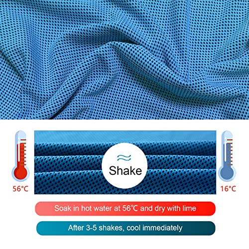 TSHAOUN 6 asciugamani microfibra