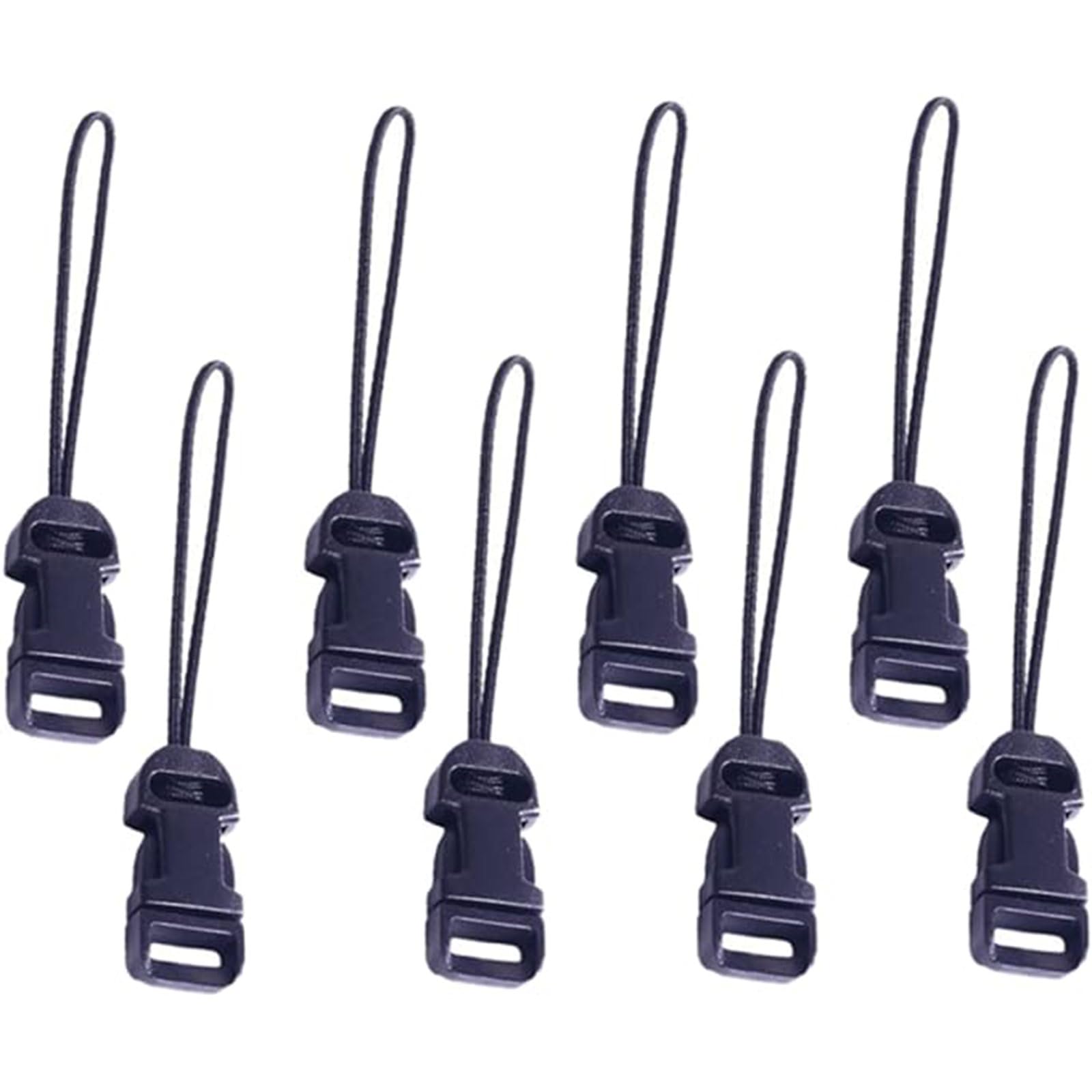 JYTDBCS 4 Pcs Black Quick Release Clips Camera Strap QD Loops Connector Adapter