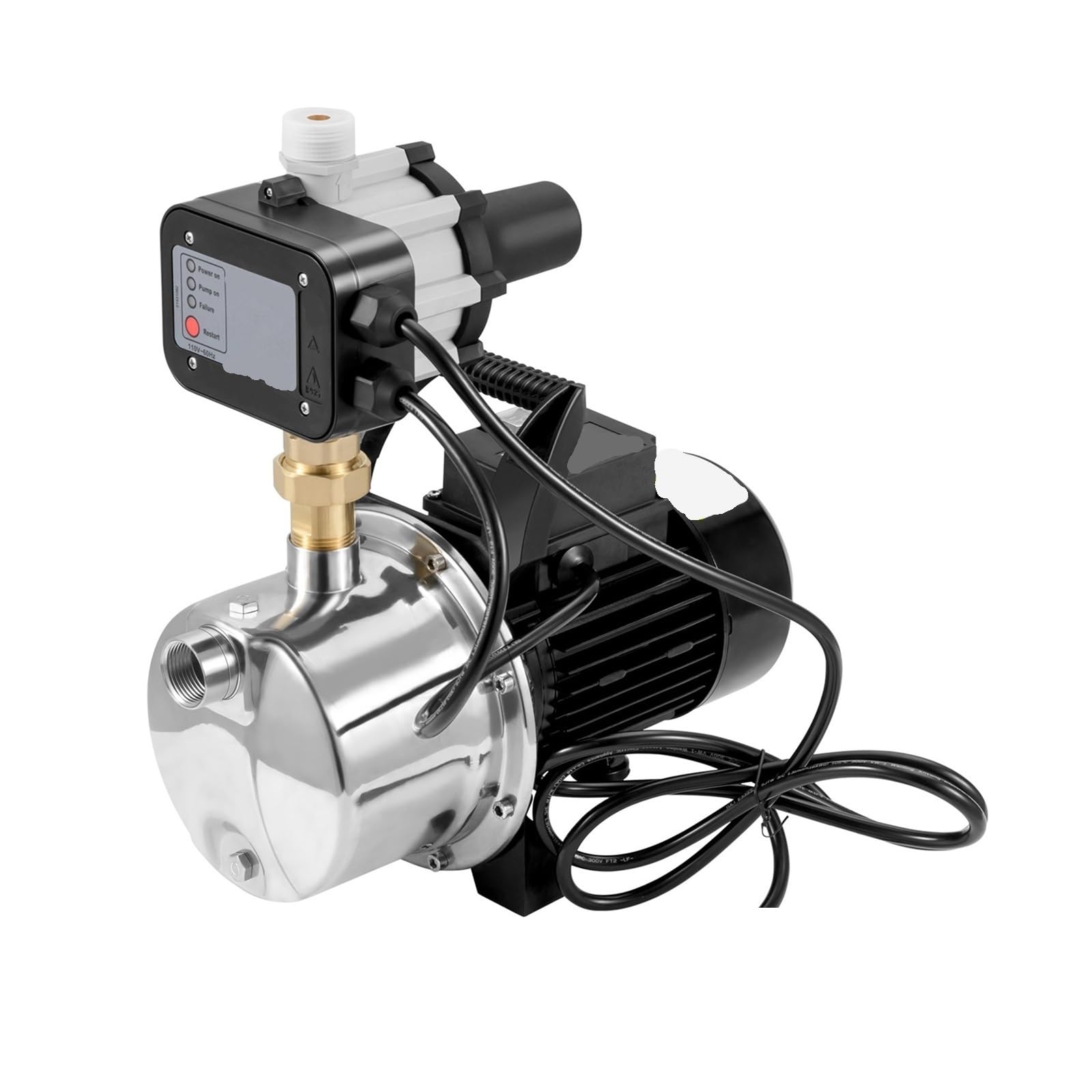 Fbftgmrmta 115V Booster Pump, Water Transfer Pump With Dry Run Protection