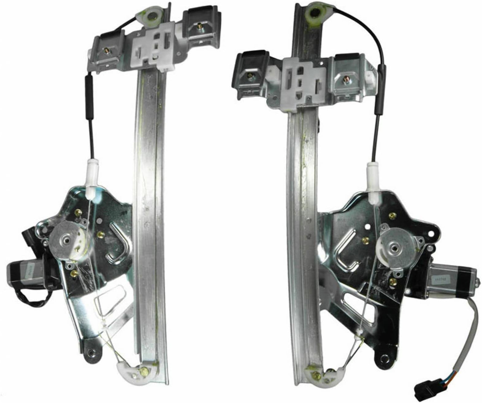 VioletLisa Power Window Regulators w/Motor Front Pair Set Fits 40961987