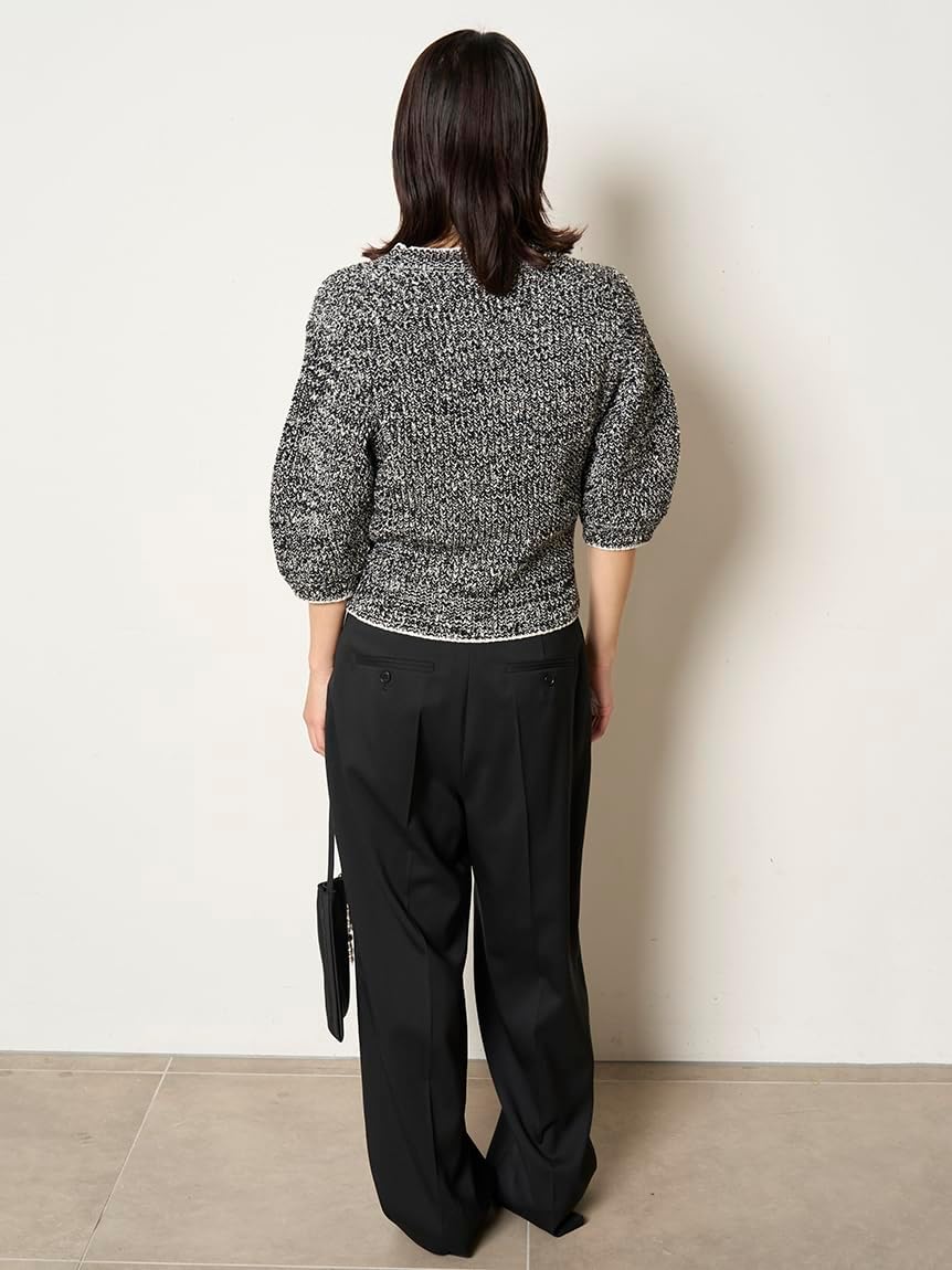 [ミースロエ] リラクシー2タックストレートパンツ MWFP251036 レディース