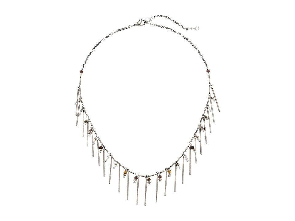 

Chan Luu Dangle Bar Chain Necklace (Labradorite) Necklace, Gray